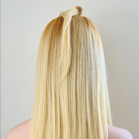 Gorgeous Blonde Auburn Versatile 13x4 Lace Front Synthetic Wig - Picture 10 of 15